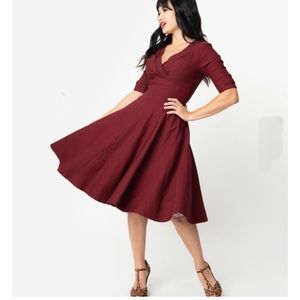 Unique Vintage Retro Swing Dress